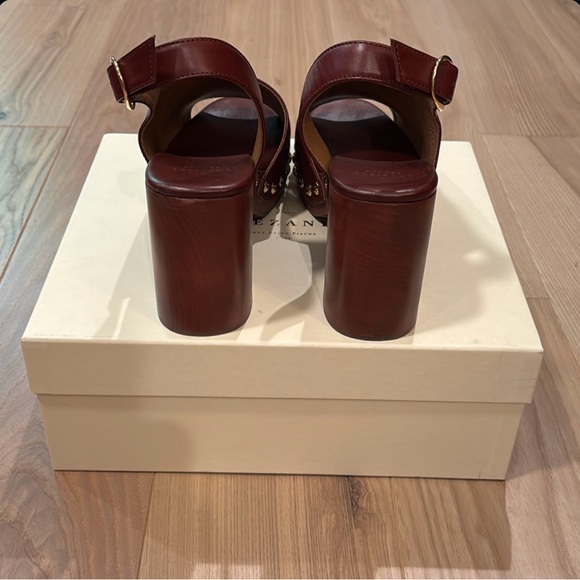 NIB Sezane Harper Leather Clogs, Size 8 - Picture 9 of 11